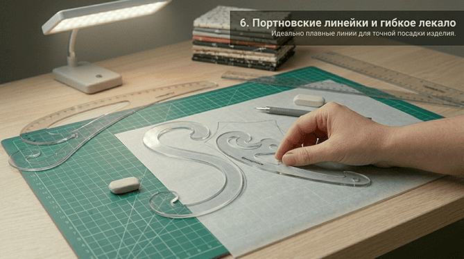 Портновские линейки и гибкое лекало Портновские линейки и гибкое лекало