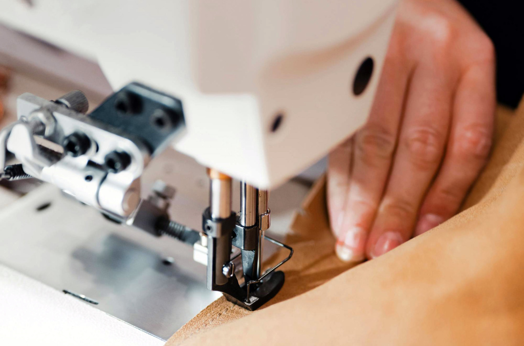 шьем кожу на обычной машинке