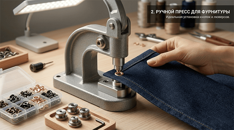 Ручной пресс для фурнитуры Ручной пресс для фурнитуры