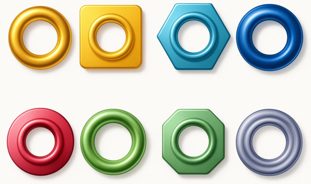 5 основных видов швейной фурнитуры - люверсы