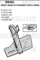 Приспособление для изготовления пояса MS40L 3-1/4" - 1-1/4" (82,6 - 32,00 мм)