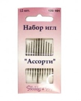 Hobby&Pro Набор ручных игл "Ассорти" 12 шт. 120101 Hobby&Pro Набор ручных игл "Ассорти" 12 шт. 120101