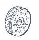Ручка регулятора длины стежка D13 Ручка регулятора длины стежка D13