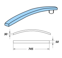 Колодка Comel AKN-03H для раскалывания швов рукава Колодка Comel AKN-03H для раскалывания швов рукава